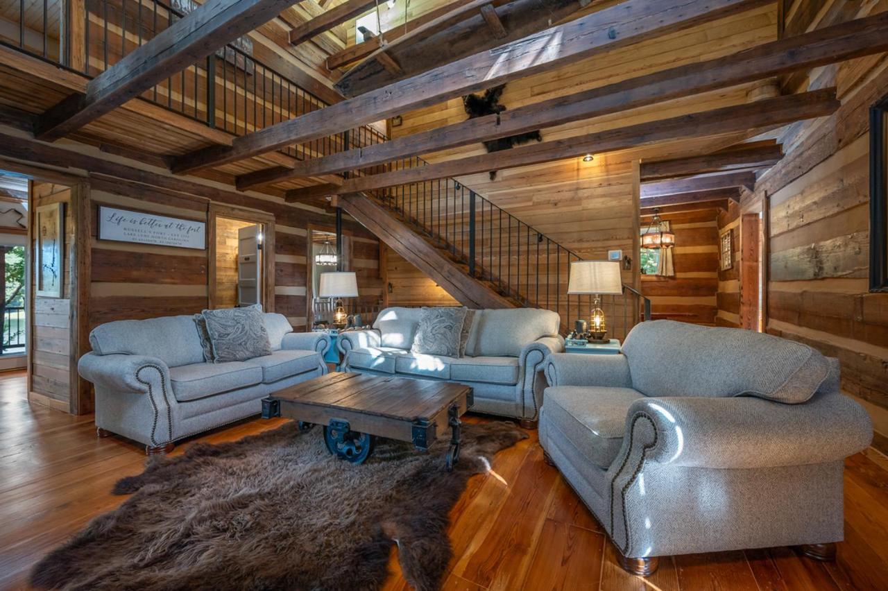 Russell'S Fort At White Oak Point: Historical Cabin On Lake Lure, Luxury, Direct Lake Access! Villa Buitenkant foto