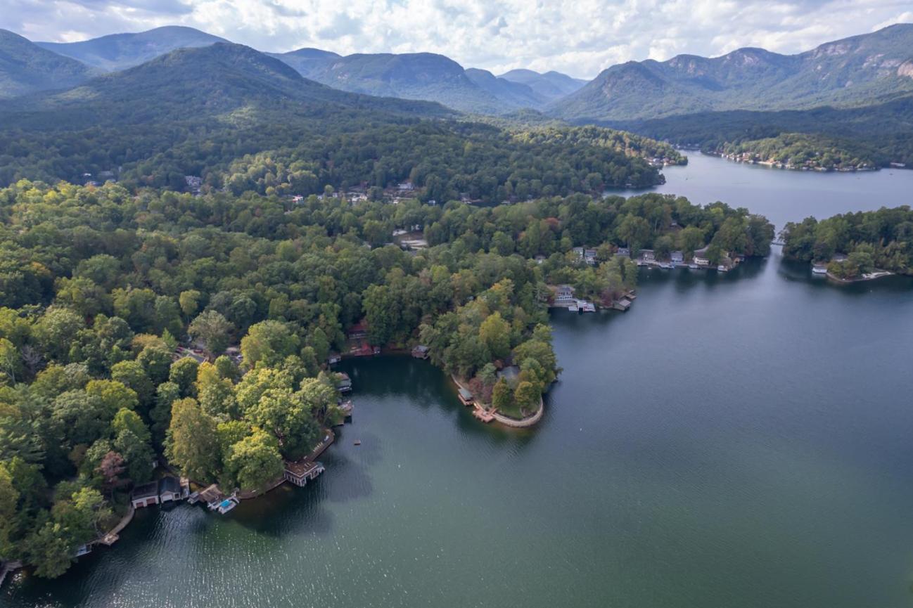 Russell'S Fort At White Oak Point: Historical Cabin On Lake Lure, Luxury, Direct Lake Access! Villa Buitenkant foto