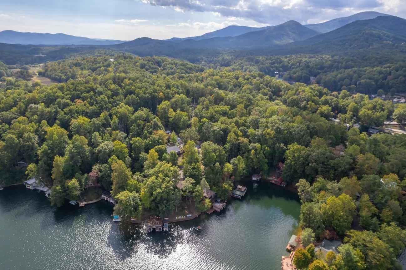 Russell'S Fort At White Oak Point: Historical Cabin On Lake Lure, Luxury, Direct Lake Access! Villa Buitenkant foto