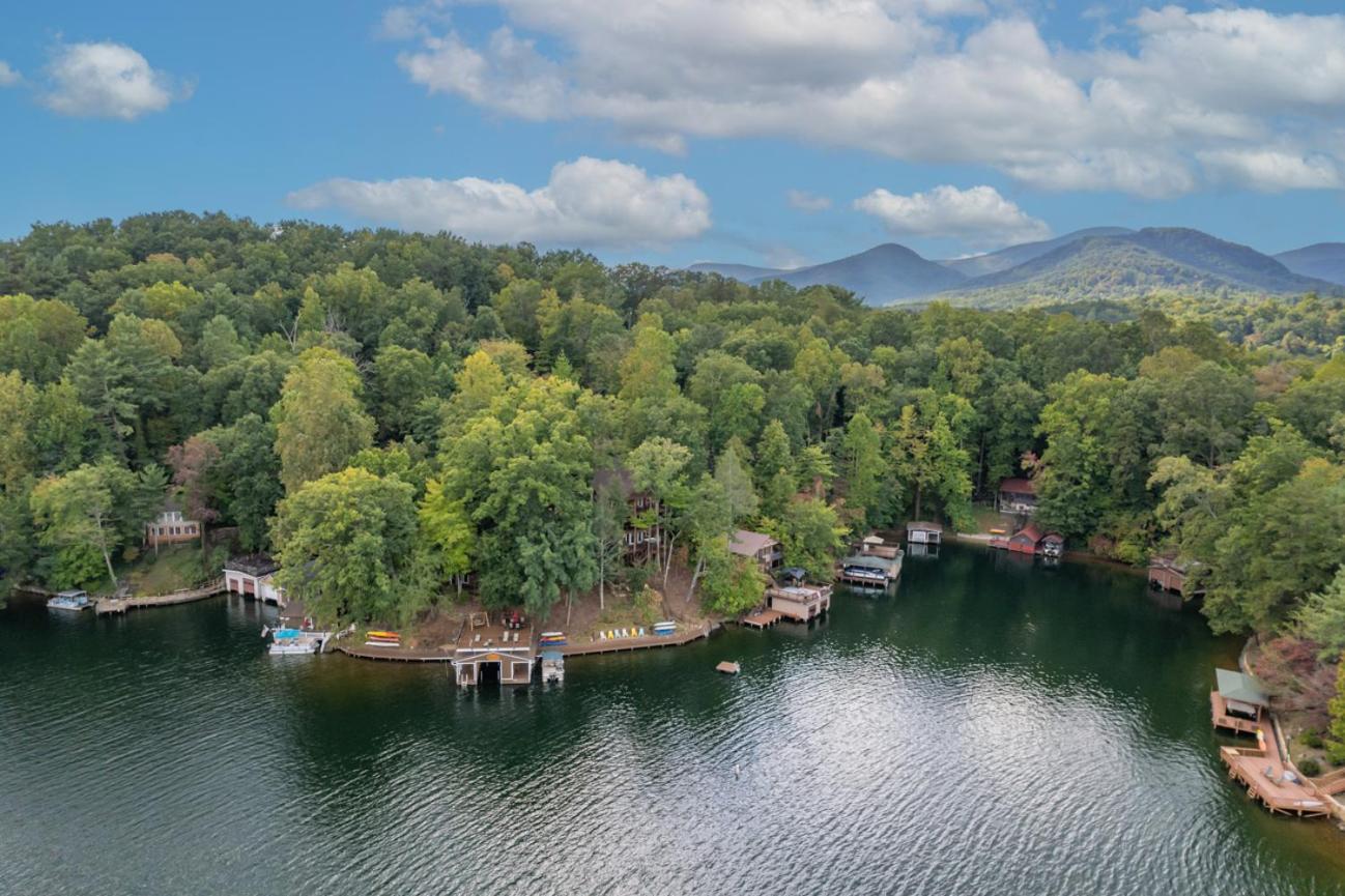 Russell'S Fort At White Oak Point: Historical Cabin On Lake Lure, Luxury, Direct Lake Access! Villa Buitenkant foto