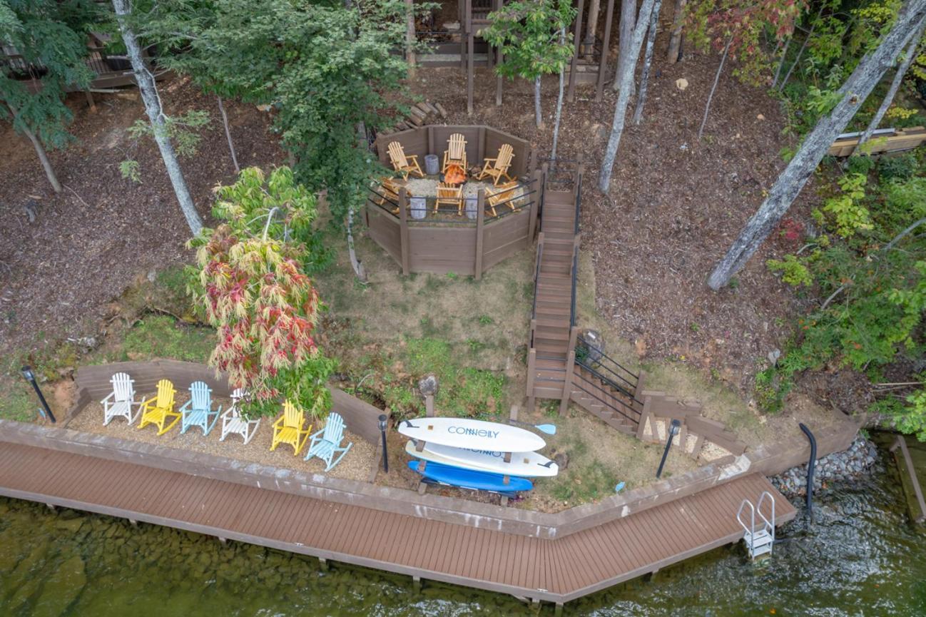 Russell'S Fort At White Oak Point: Historical Cabin On Lake Lure, Luxury, Direct Lake Access! Villa Buitenkant foto