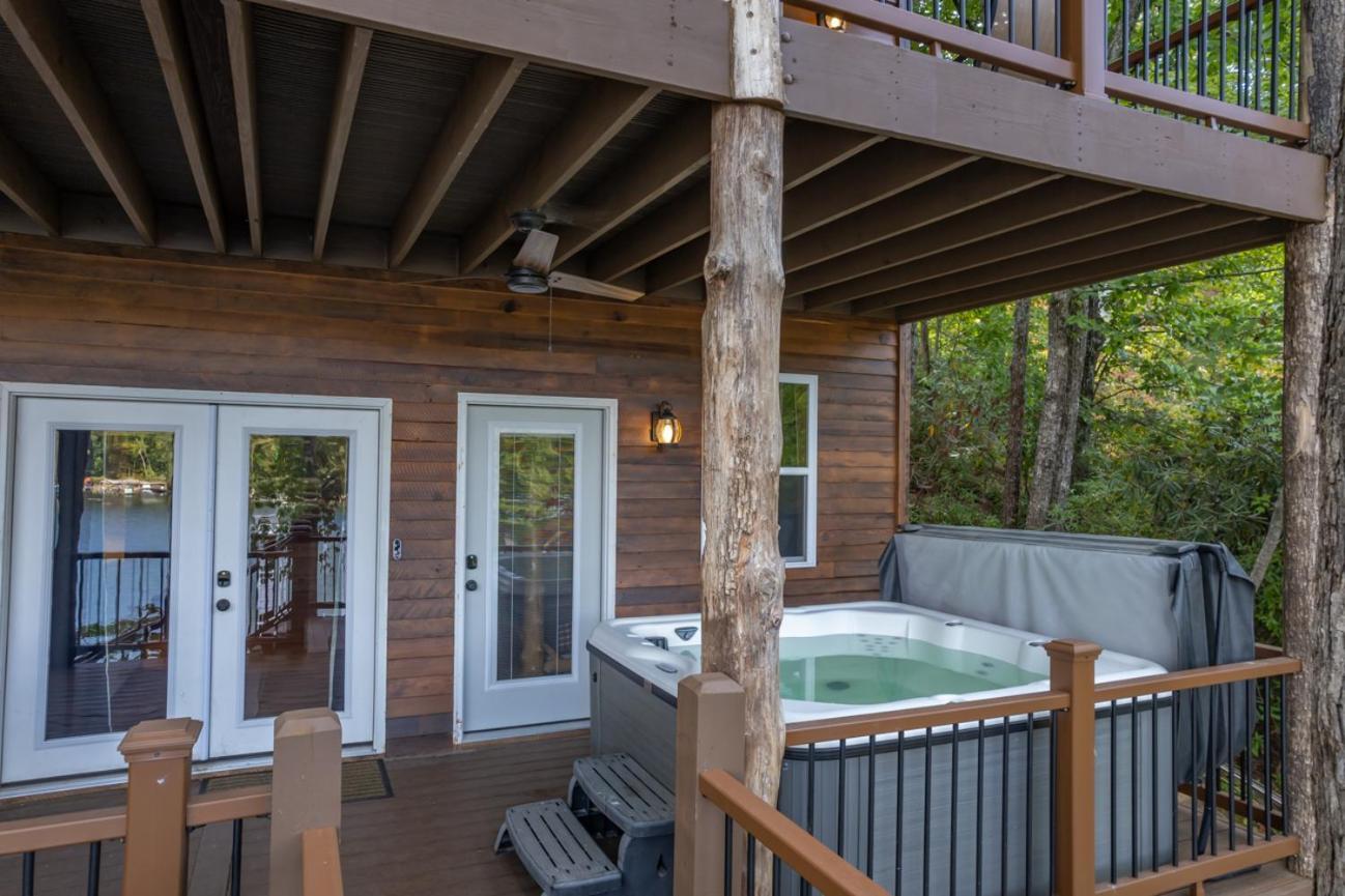 Russell'S Fort At White Oak Point: Historical Cabin On Lake Lure, Luxury, Direct Lake Access! Villa Buitenkant foto